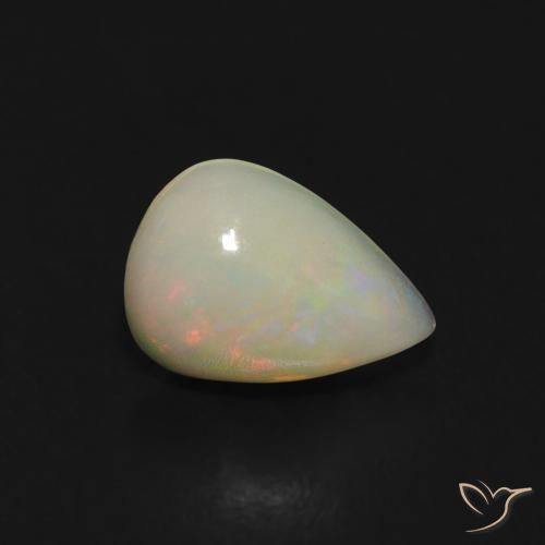 9,17 ctw natürlicher Mehrfarbig Opal, Birnenform, Transparent