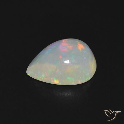 9,17 ctw natürlicher Mehrfarbig Opal, Birnenform, Transparent