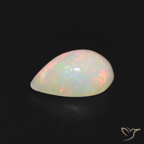9,17 ctw natürlicher Mehrfarbig Opal, Birnenform, Transparent