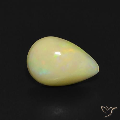 9,17 ctw natürlicher Mehrfarbig Opal, Birnenform, Transparent