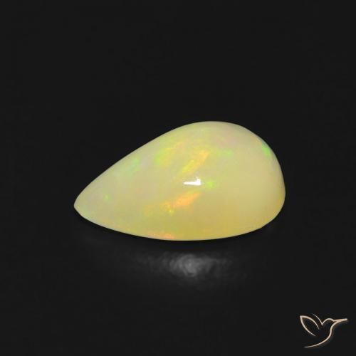9,17 ctw natürlicher Mehrfarbig Opal, Birnenform, Transparent