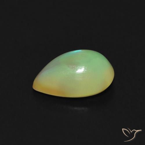 9,17 ctw natürlicher Mehrfarbig Opal, Birnenform, Transparent