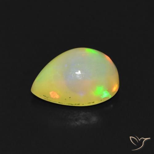 9,17 ctw natürlicher Mehrfarbig Opal, Birnenform, Transparent