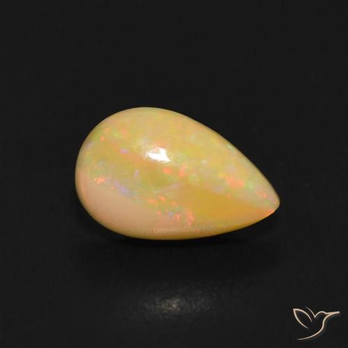 9,17 ctw natürlicher Mehrfarbig Opal, Birnenform, Transparent