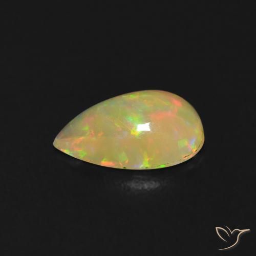 9,17 ctw natürlicher Mehrfarbig Opal, Birnenform, Transparent