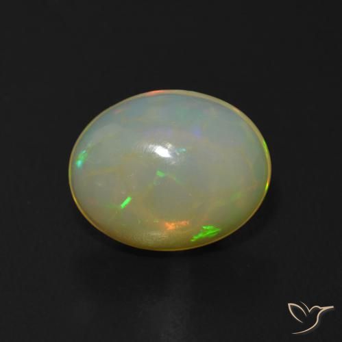1.71ct Natürlicher Mehrfarbig Opal, Oval, Transparent