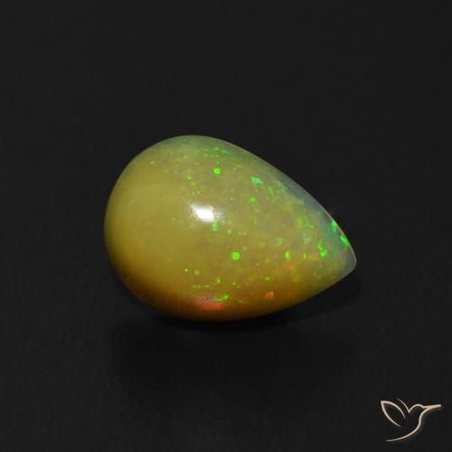 9,17 ctw natürlicher Mehrfarbig Opal, Birnenform, Transparent