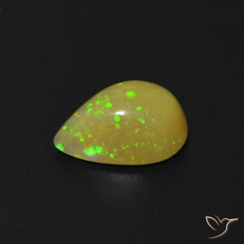 9,17 ctw natürlicher Mehrfarbig Opal, Birnenform, Transparent