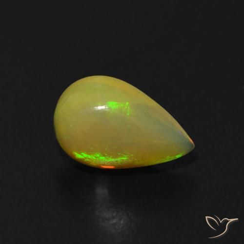 9,17 ctw natürlicher Mehrfarbig Opal, Birnenform, Transparent