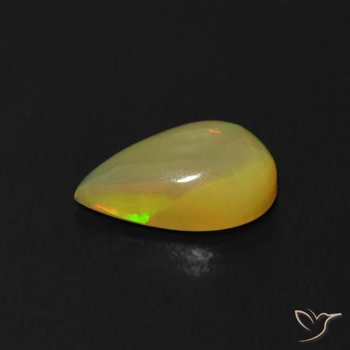 9,17 ctw natürlicher Mehrfarbig Opal, Birnenform, Transparent