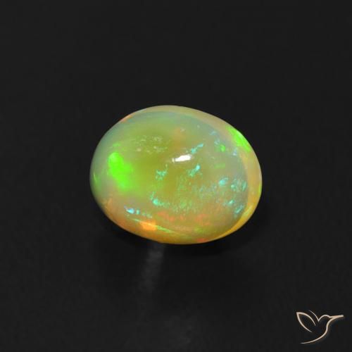 9,17 ctw natürlicher Mehrfarbig Opal, Oval, Transparent