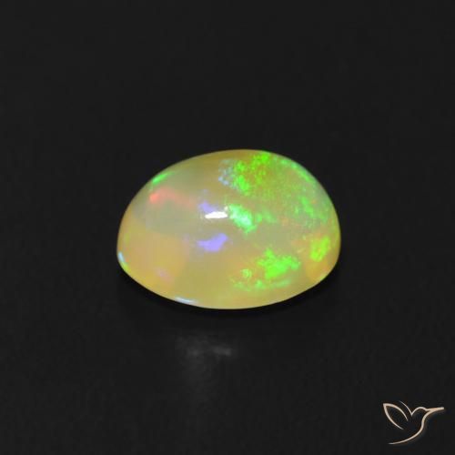 9,17 ctw natürlicher Mehrfarbig Opal, Oval, Transparent