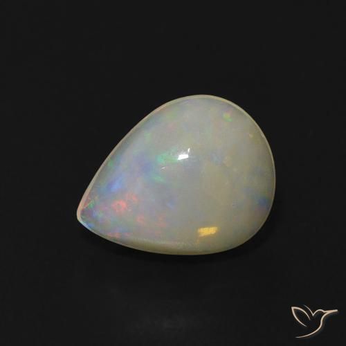 9,17 ctw natürlicher Mehrfarbig Opal, Birnenform, Transparent