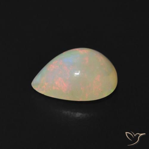 9,17 ctw natürlicher Mehrfarbig Opal, Birnenform, Transparent