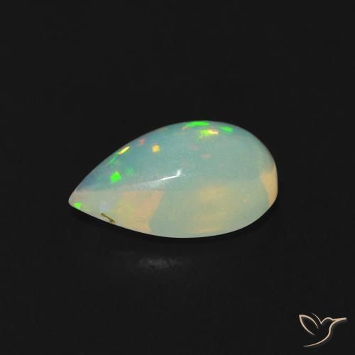 9,17 ctw natürlicher Mehrfarbig Opal, Birnenform, Transparent