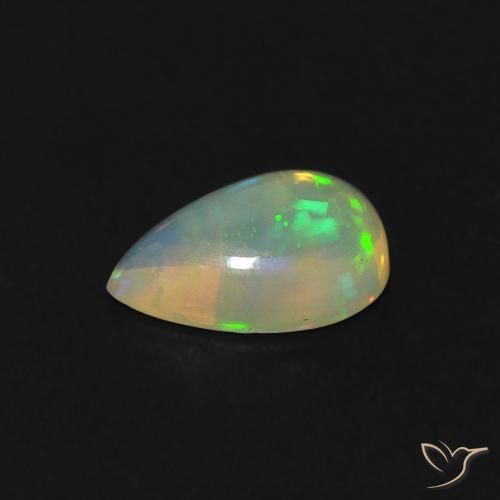 9,17 ctw natürlicher Mehrfarbig Opal, Birnenform, Transparent