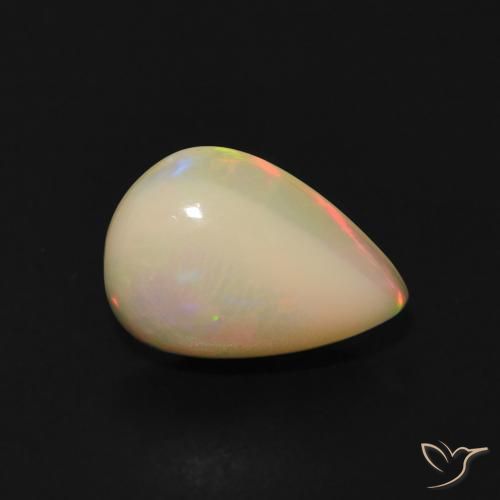 9,17 ctw natürlicher Mehrfarbig Opal, Birnenform, Transparent