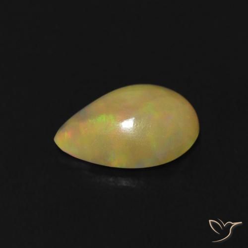 9,17 ctw natürlicher Mehrfarbig Opal, Birnenform, Transparent