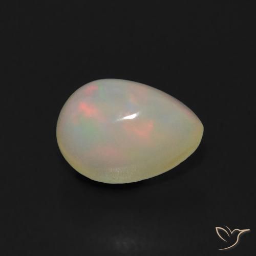 9,17 ctw natürlicher Mehrfarbig Opal, Birnenform, Transparent