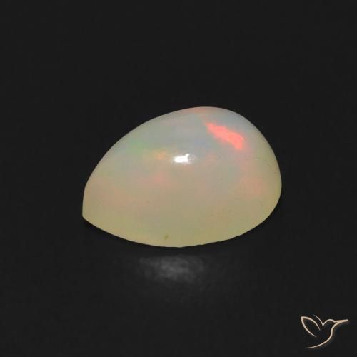 9,17 ctw natürlicher Mehrfarbig Opal, Birnenform, Transparent