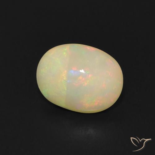 9,17 ctw natürlicher Mehrfarbig Opal, Oval, Transparent