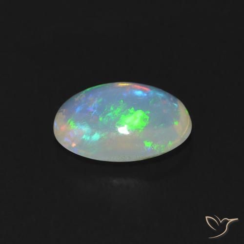 9,17 ctw natürlicher Mehrfarbig Opal, Oval, Transparent
