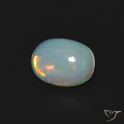 9,17 ctw natürlicher Mehrfarbig Opal, Oval, Transparent