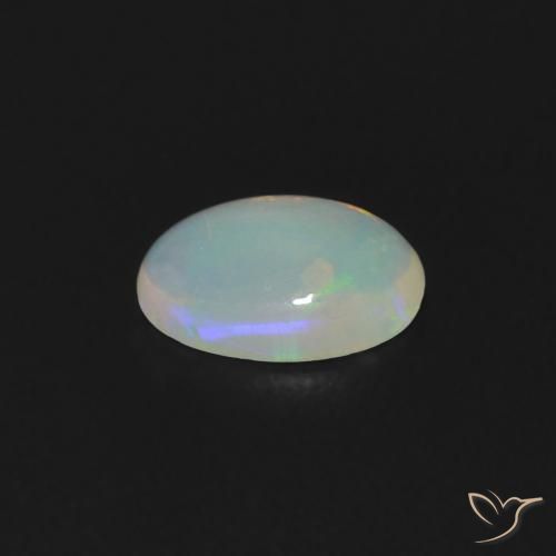 9,17 ctw natürlicher Mehrfarbig Opal, Oval, Transparent