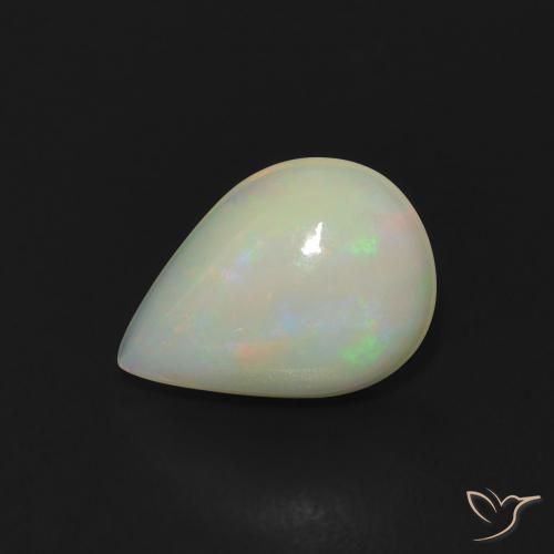 9,17 ctw natürlicher Mehrfarbig Opal, Birnenform, Transparent