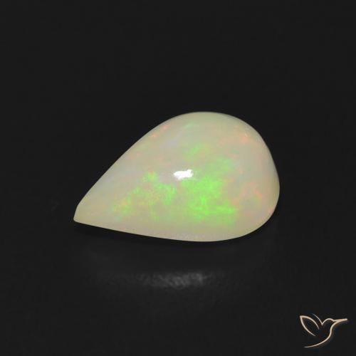 9,17 ctw natürlicher Mehrfarbig Opal, Birnenform, Transparent