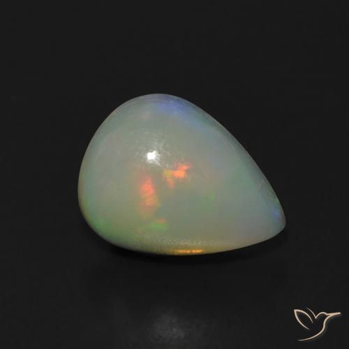9,17 ctw natürlicher Mehrfarbig Opal, Birnenform, Transparent