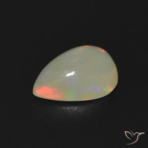 9,17 ctw natürlicher Mehrfarbig Opal, Birnenform, Transparent