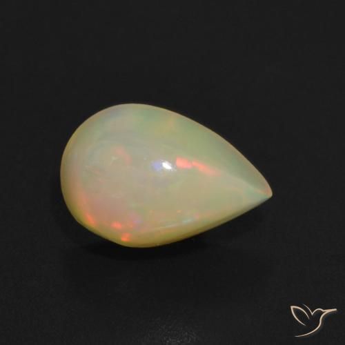 9,17 ctw natürlicher Mehrfarbig Opal, Birnenform, Transparent
