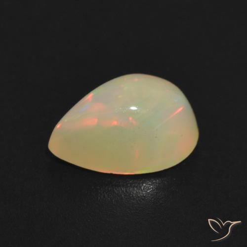 9,17 ctw natürlicher Mehrfarbig Opal, Birnenform, Transparent