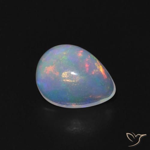 9,17 ctw natürlicher Mehrfarbig Opal, Birnenform, Transparent