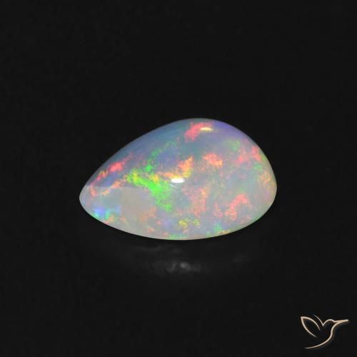 9,17 ctw natürlicher Mehrfarbig Opal, Birnenform, Transparent