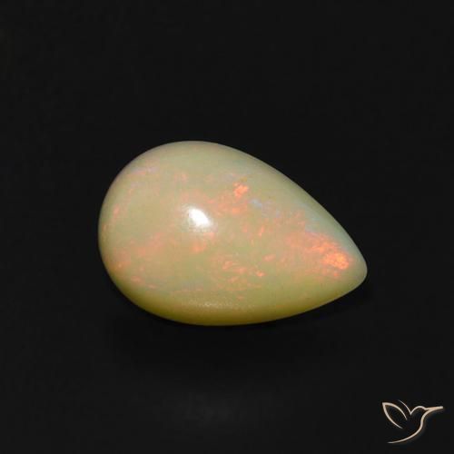9,17 ctw natürlicher Mehrfarbig Opal, Birnenform, Transparent