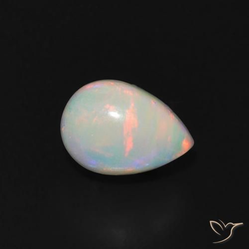 9,17 ctw natürlicher Mehrfarbig Opal, Birnenform, Transparent