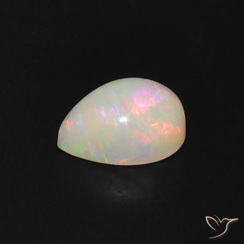 9,17 ctw natürlicher Mehrfarbig Opal, Birnenform, Transparent