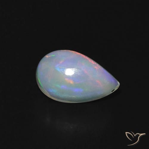 9,17 ctw natürlicher Mehrfarbig Opal, Birnenform, Transparent