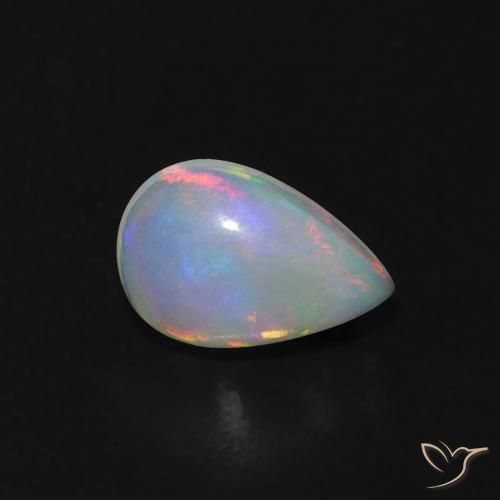 9,17 ctw natürlicher Mehrfarbig Opal, Birnenform, Transparent
