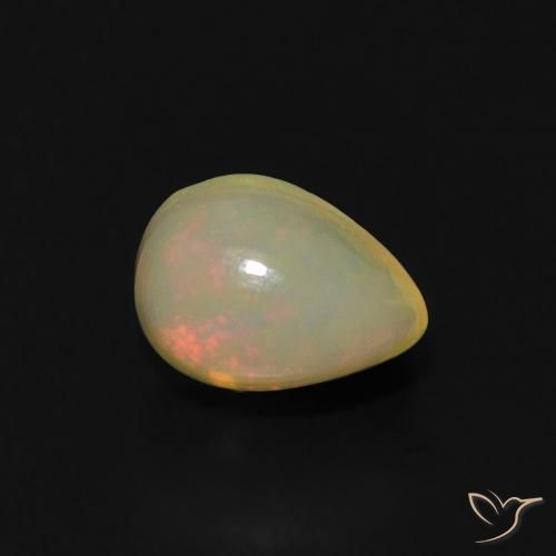 9,17 ctw natürlicher Mehrfarbig Opal, Birnenform, Transparent
