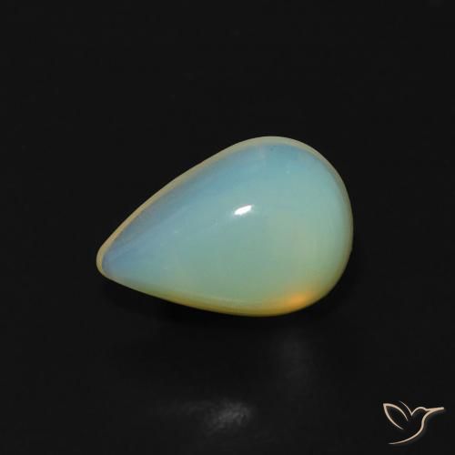 1.00ct Natürlicher Mehrfarbig Opal, Birnenform, Transparent
