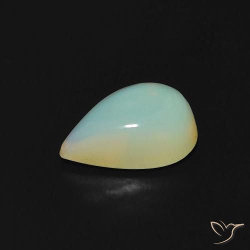 9,17 ctw natürlicher Mehrfarbig Opal, Birnenform, Transparent