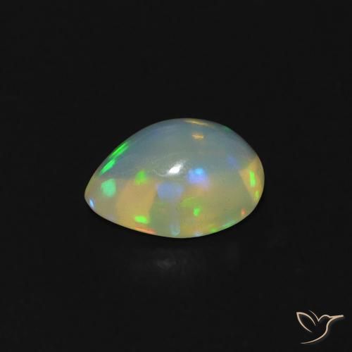 9,17 ctw natürlicher Mehrfarbig Opal, Birnenform, Transparent