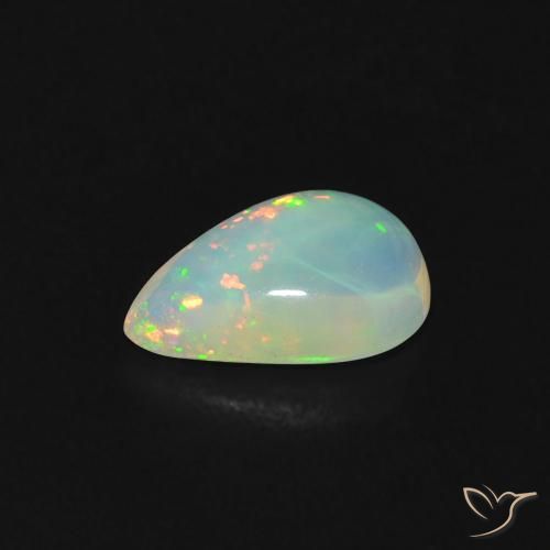 9,17 ctw natürlicher Mehrfarbig Opal, Birnenform, Transparent
