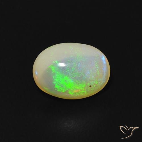 0.48ct Natürlicher Mehrfarbig Opal, Oval, Transparent, Photo A