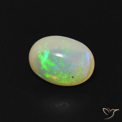 9,17 ctw natürlicher Mehrfarbig Opal, Oval, Transparent