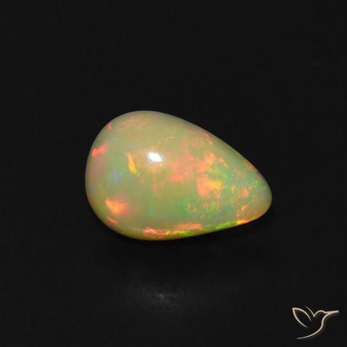 9,17 ctw natürlicher Mehrfarbig Opal, Birnenform, Transparent