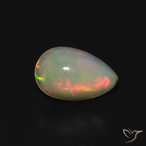 9,17 ctw natürlicher Mehrfarbig Opal, Birnenform, Transparent